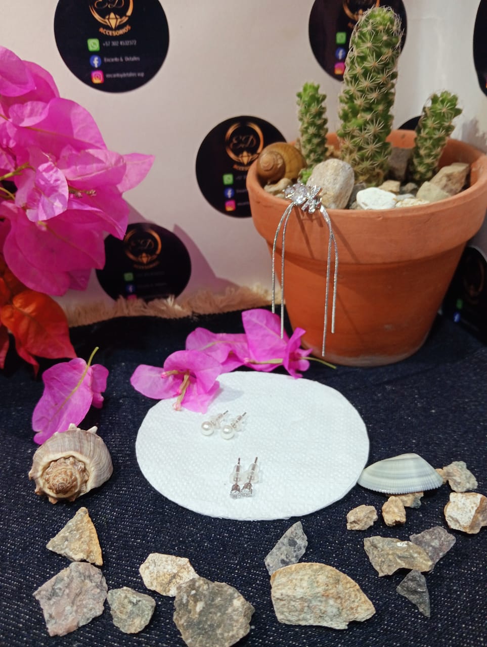 Set “Brillo del Desierto” – Aretes Elegantes