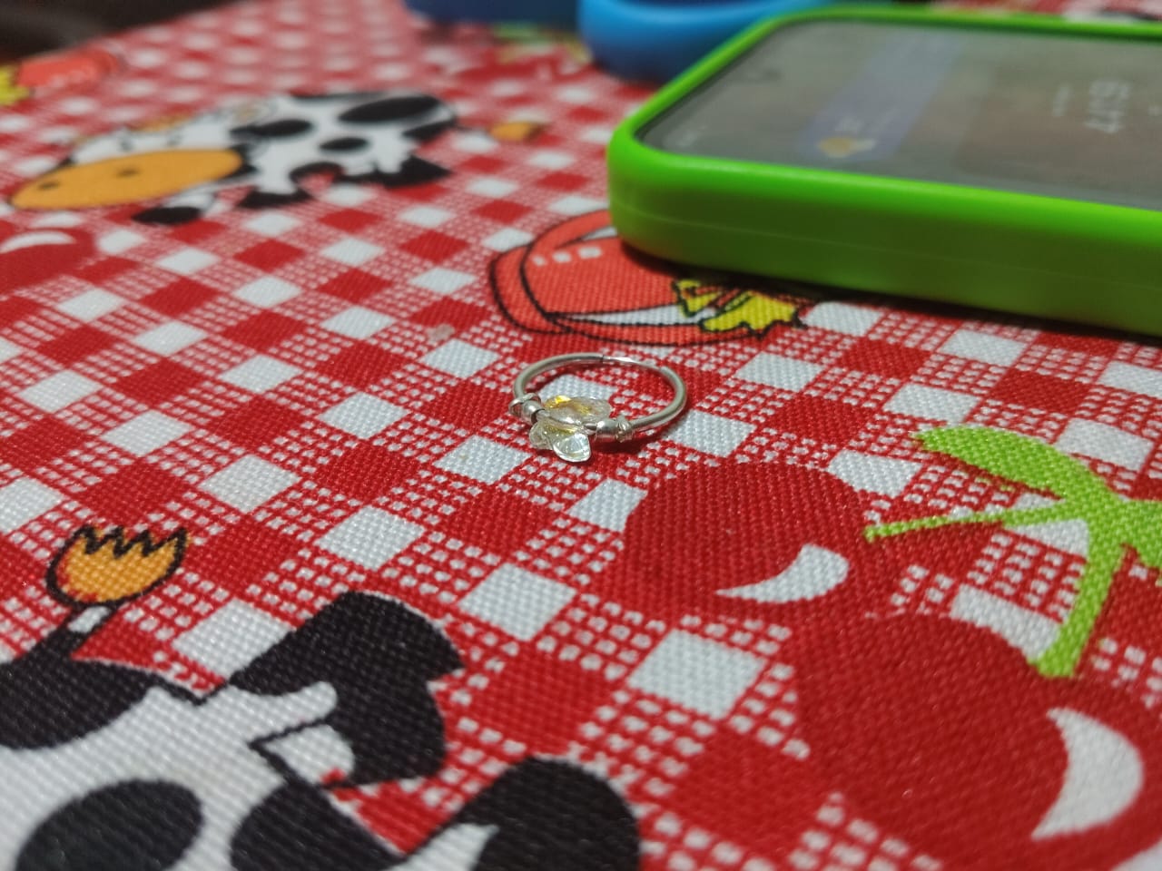 Aretes de plata corazon