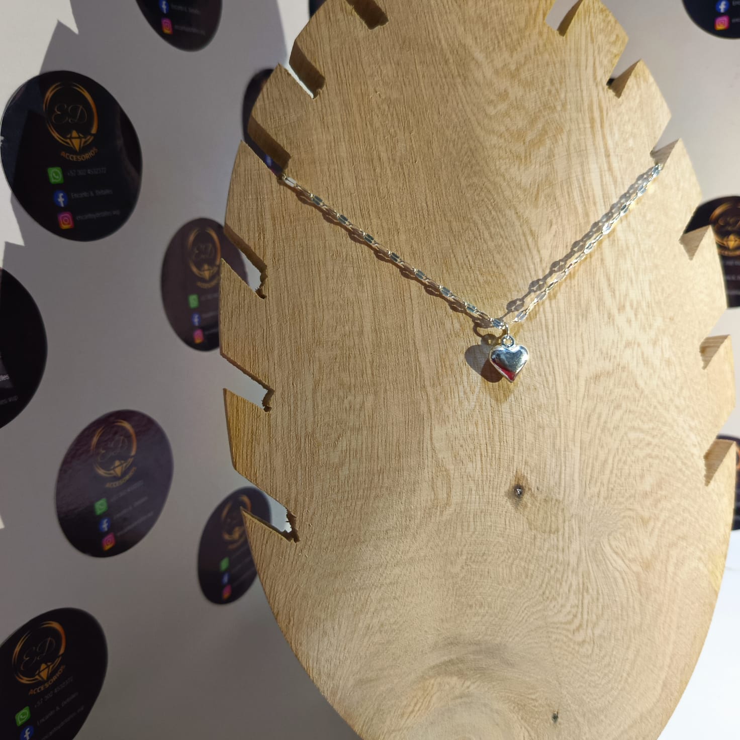 📿 Collar "Corazón Brillante" 💖