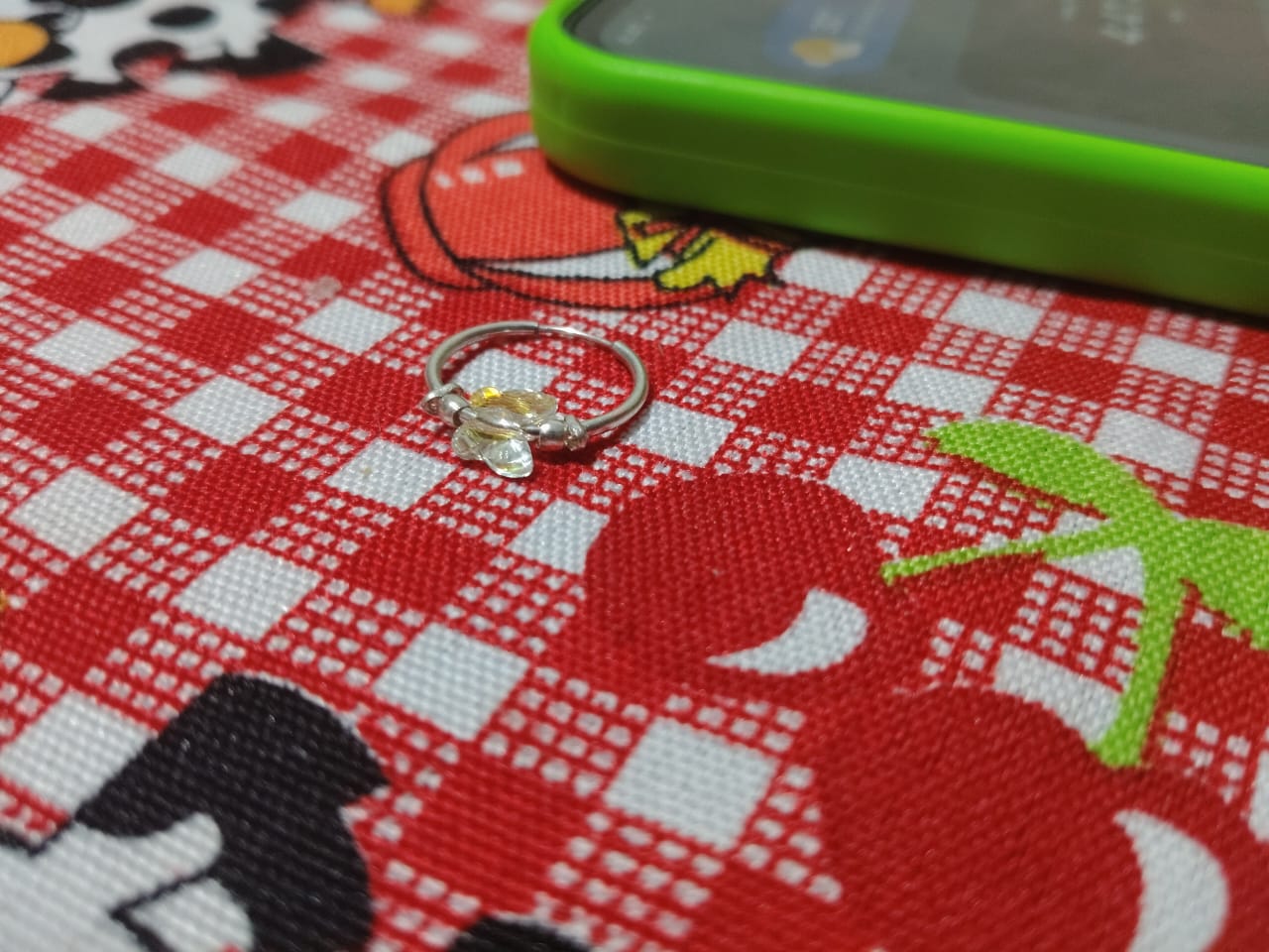 Aretes de plata corazon